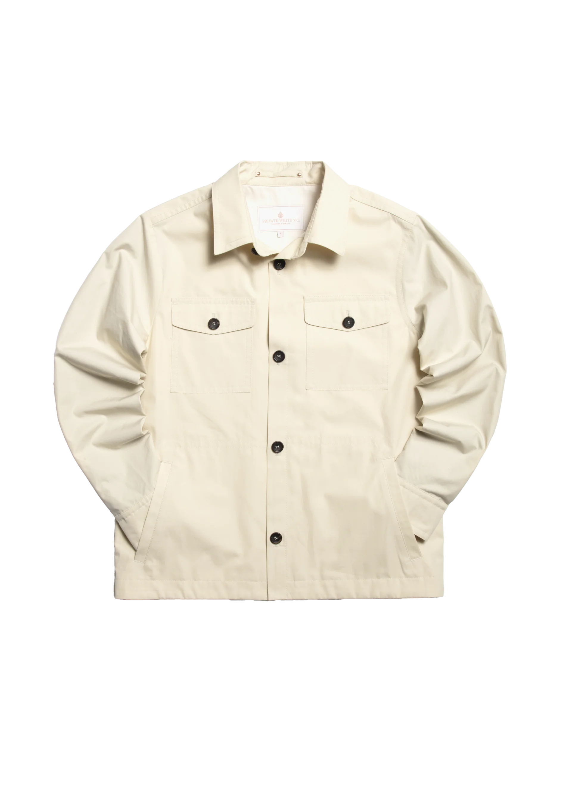 The Ventile® Piccadilly Shacket - Chalk - Image 3